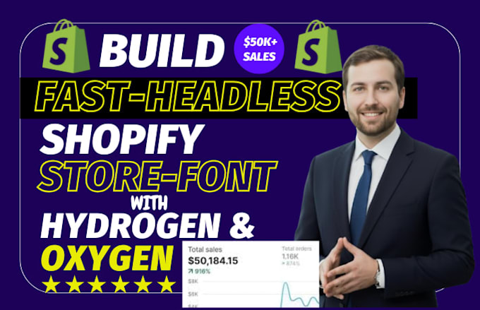 build fast headless shopify store with hydrogen, oxygen and SEO optimization