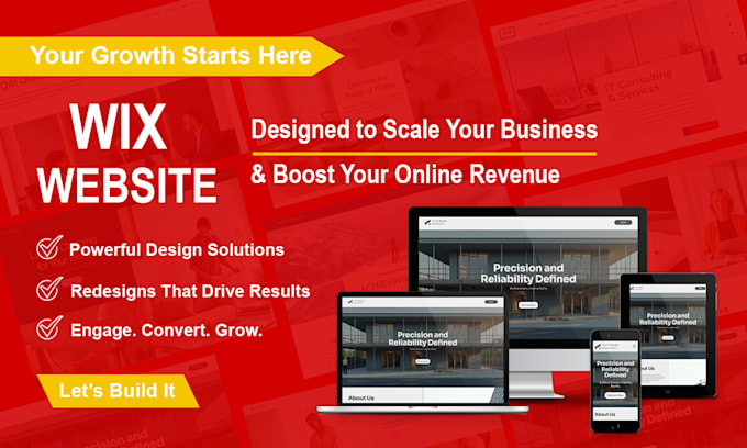 develop convertible wix website