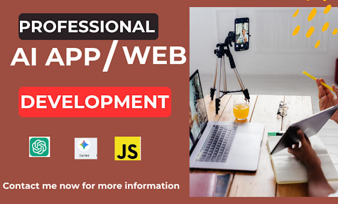 build ai mobile app ai chatbox website development ai developer automation