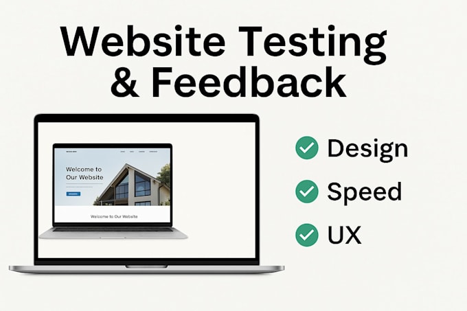 test your website and give honest user experience feedback