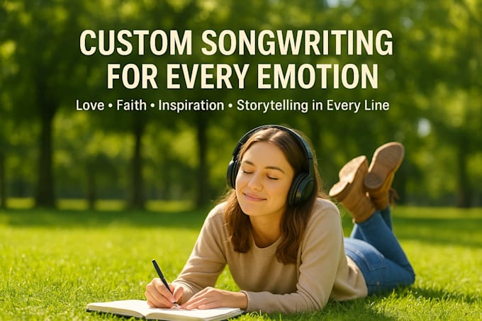 write custom christian song lyrics, poems