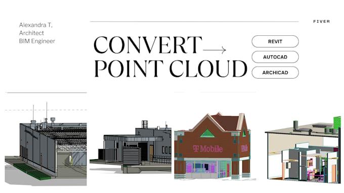 convert point cloud to bim 3d model in archicad , revit