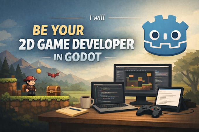 be your 2d game developer in godot