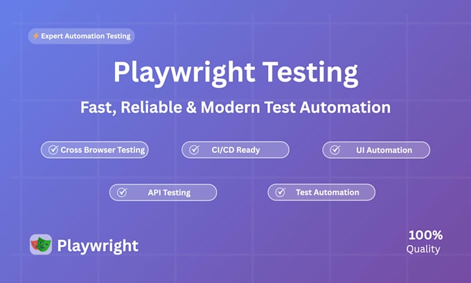 do playwright automation testing for web and API testing