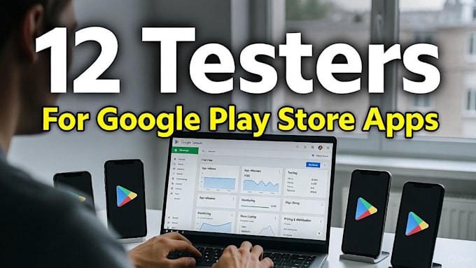 provide 12 testers for your playstore app for 14 days