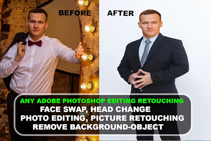 image edit, picture retouch, photo combine, face swap, head change