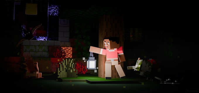make minecraft art style thumbnails