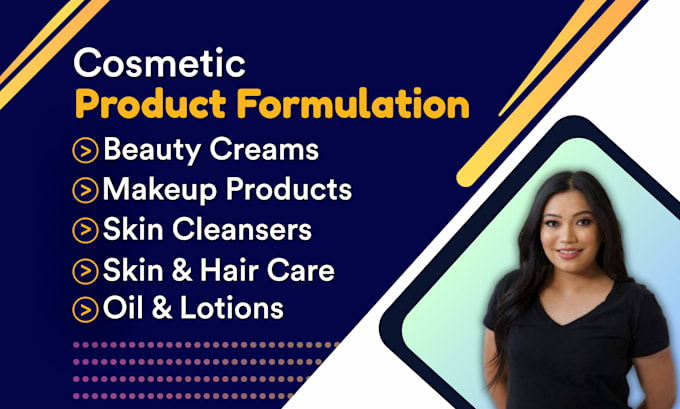 be your cosmetic formulation chemist for product development
