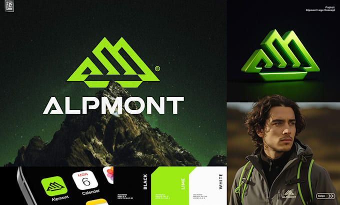 do unique modern minimalist business logo design and brand identity