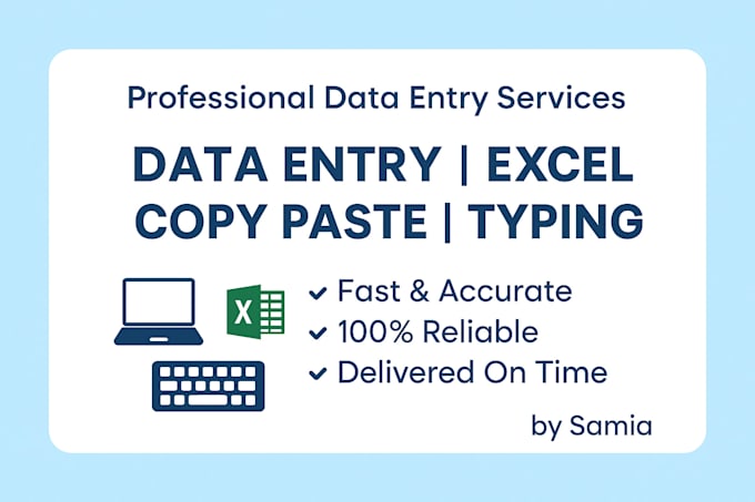 do accurate data entry, copy paste, and typing work