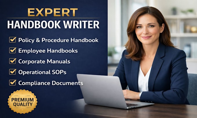 write policies, procedures, sops, and employee handbooks for health and homecare