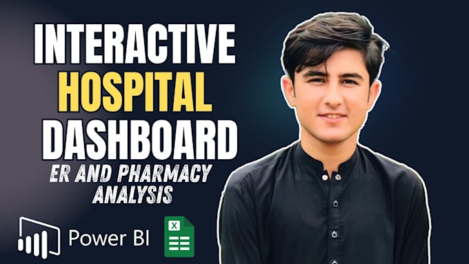 create emergency room hospital and pharmacy data dashboards