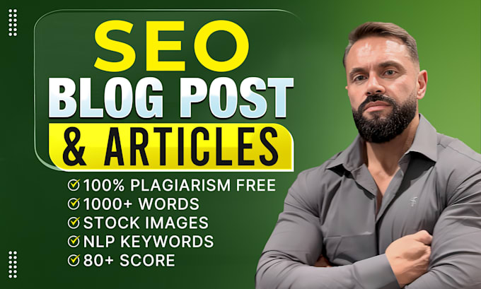write SEO optimized blog posts that boost your online visibility