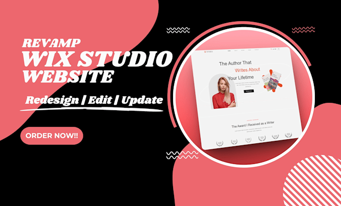 revamp wix website redesign wix website rebuild wix website revamp wix studio