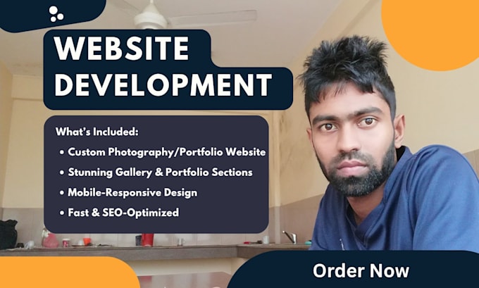 make photography website and personal portfolio website