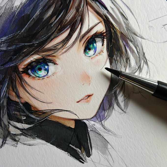 draw an amazing anime art