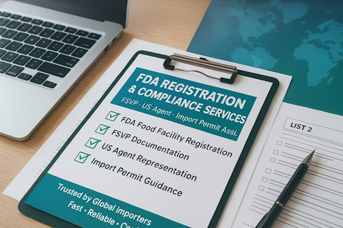 do fda registration, fsvp, us agent and import permit