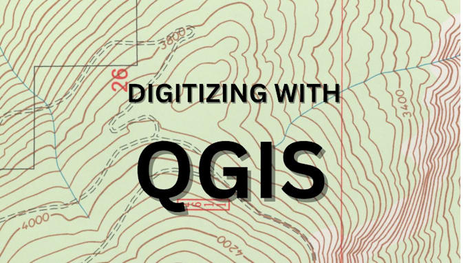 digitize maps, parcels, and features using arcgis pro or qgis