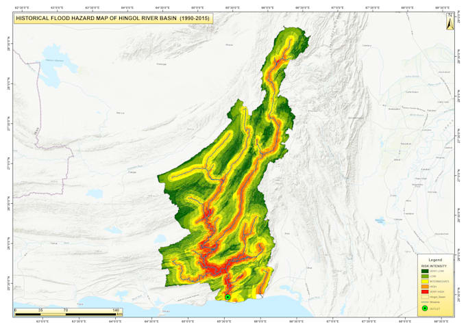 do flood risk mapping using gis
