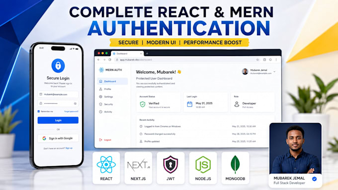 add production ready authentication system to your react application