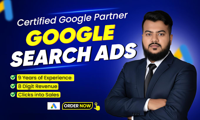 setup optimize and manage your google search ads adwords PPC campaign for ROI