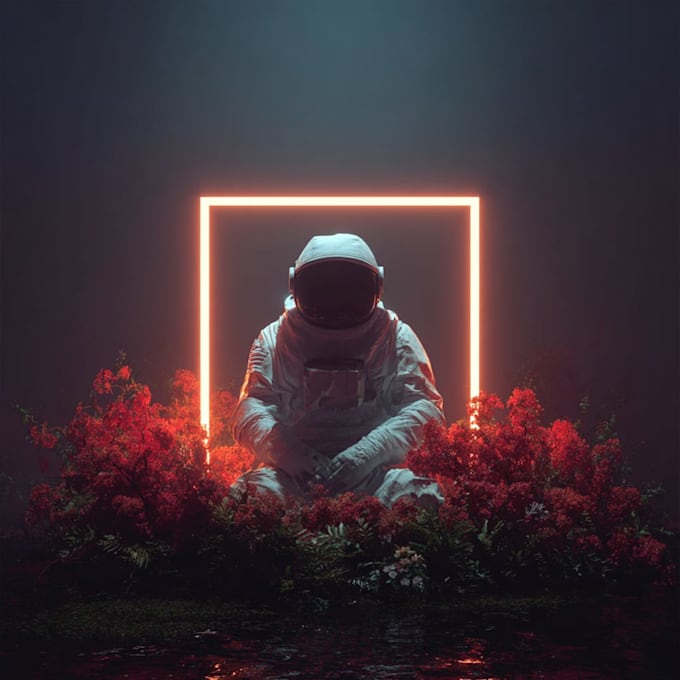 create a unique illustrated album cover