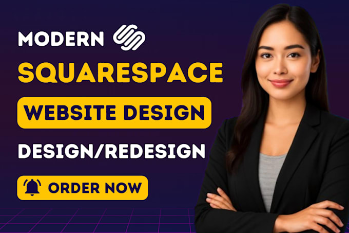 build responsive squarespace website design, redesign