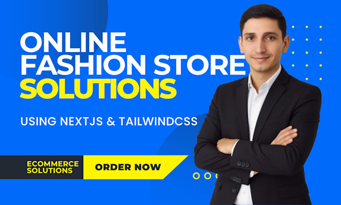 create a fashion ecommerce store using nextjs, tailwindcss
