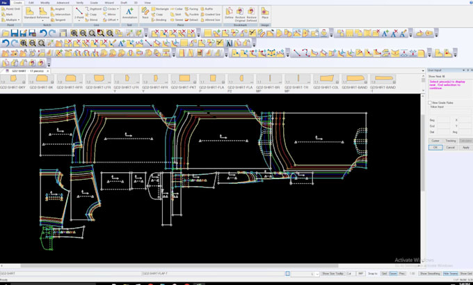 Expert gerber pattern and grading for complex swing styles by Anu_zain ...
