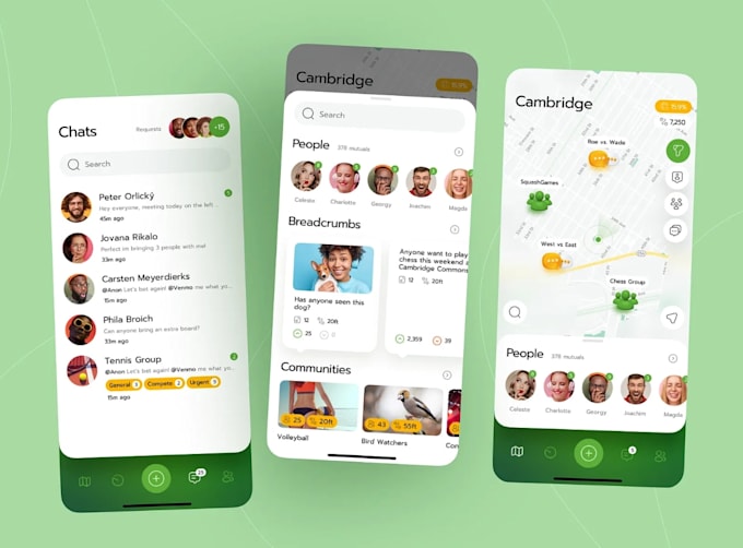 build social networking app, social marketplace app