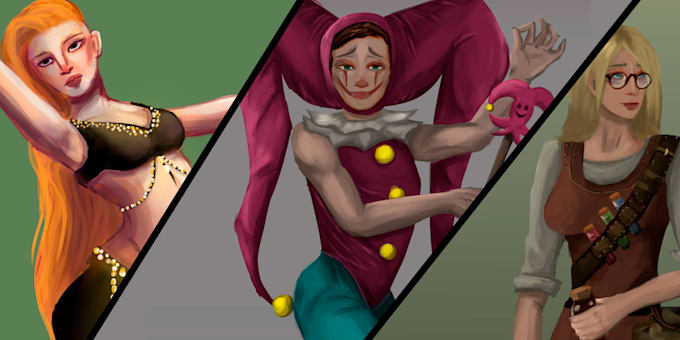 Character Inbuilt Do character design and concept art for you by Albeba_wyw | Fiverr