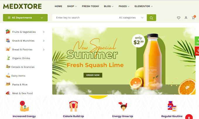build supplement website, peptide website, supplement store, nutraceutical store