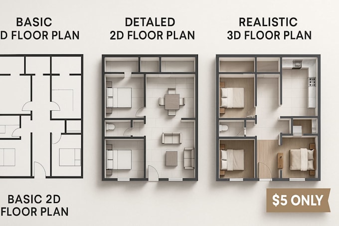 redraw floor plan for real estate agent with proper functionality