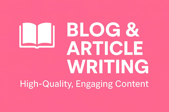 write high quality blog posts articles or social media content