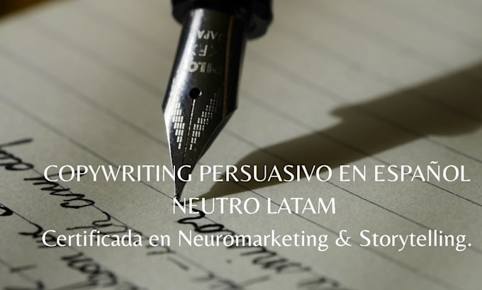 write persuasive copy with neuromarketing in spanish