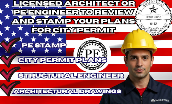 Permit Review Symbol Review sign and stamp your architectural or engineering drawings for ...