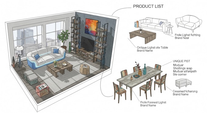 Create a functional and stylish furniture layout for your space by ...