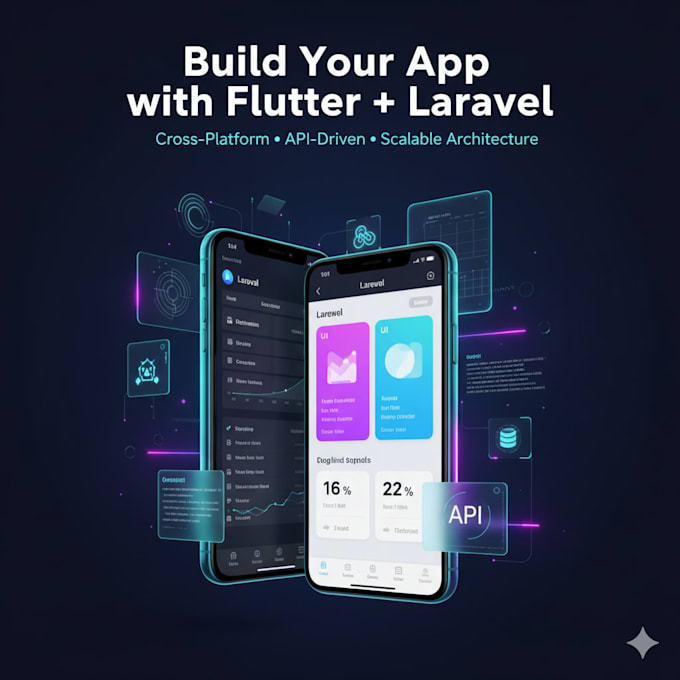 develop a complete mobile app with flutter