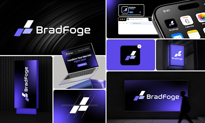 design corporate logo, visual identity, brandbook, and branding guidelines