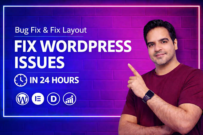 quickly fix wordpress issues, bugs, fix wordpress critical error, fix website