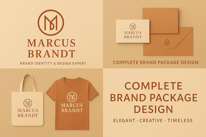 create a full brand identity and visual branding kit
