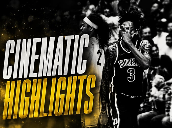 create a dynamic sports highlight reel and hype video for any sport