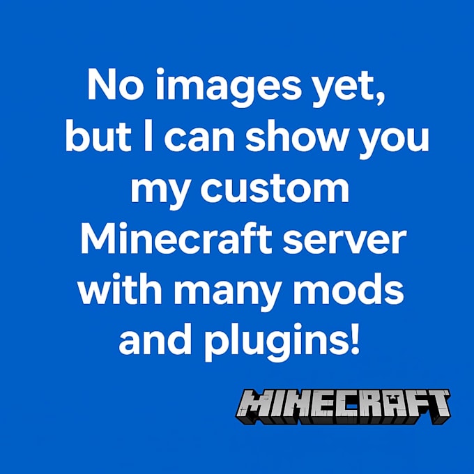 create and optimize your custom minecraft server