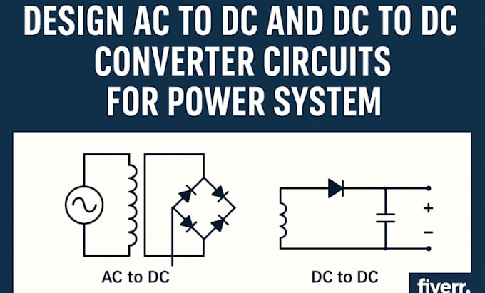 Design ac to dc and dc to dc converter circuits for power system by ...