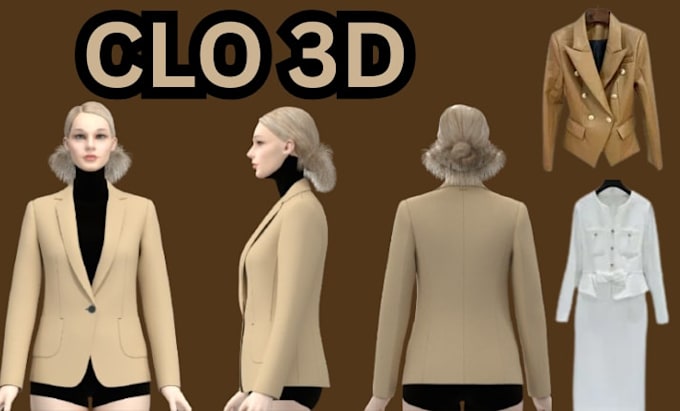Create 3d fashion design clo 3d marvelous design 3d garment and 3d ...