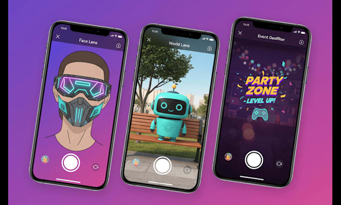 design custom snapchat lenses