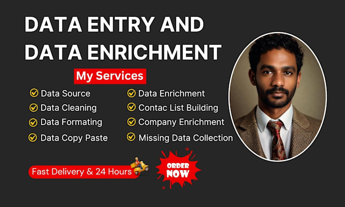 professional data entry and data enrichment service