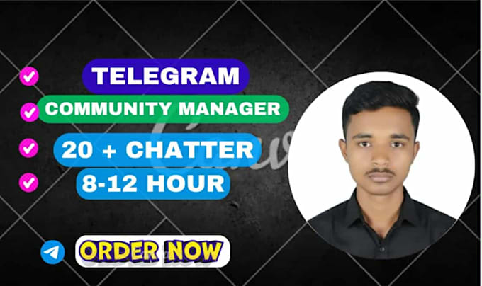 be your telegram crypto group with 20 chatters, or manager