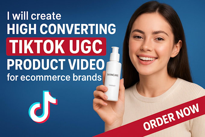 create tiktok ugc product videos for ecommerce