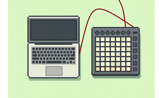 create your liveset in ableton